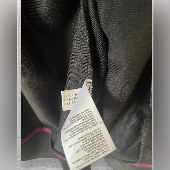 Adidas 2009 Women’s 3-Stripe Microfiber Lined Track Jacket Black / Pink MEDIUM - Picture 8 of 8